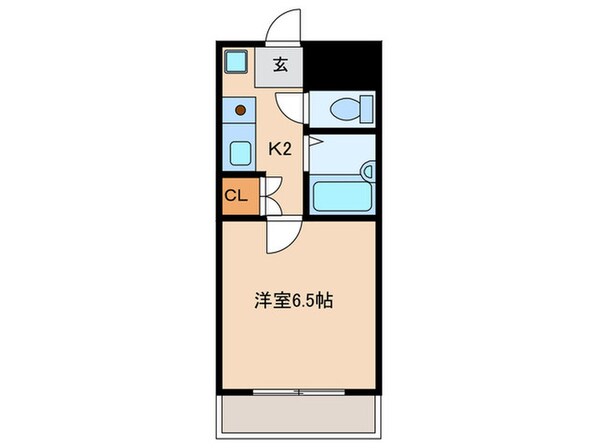 ブレインズ姪浜の物件間取画像